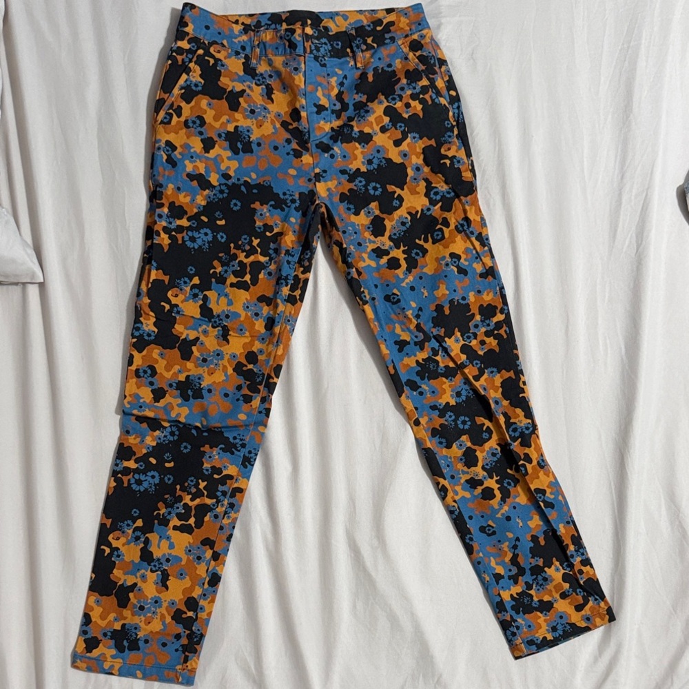 ASOS Men's Chinos in Black, Blue, and Orange Floral